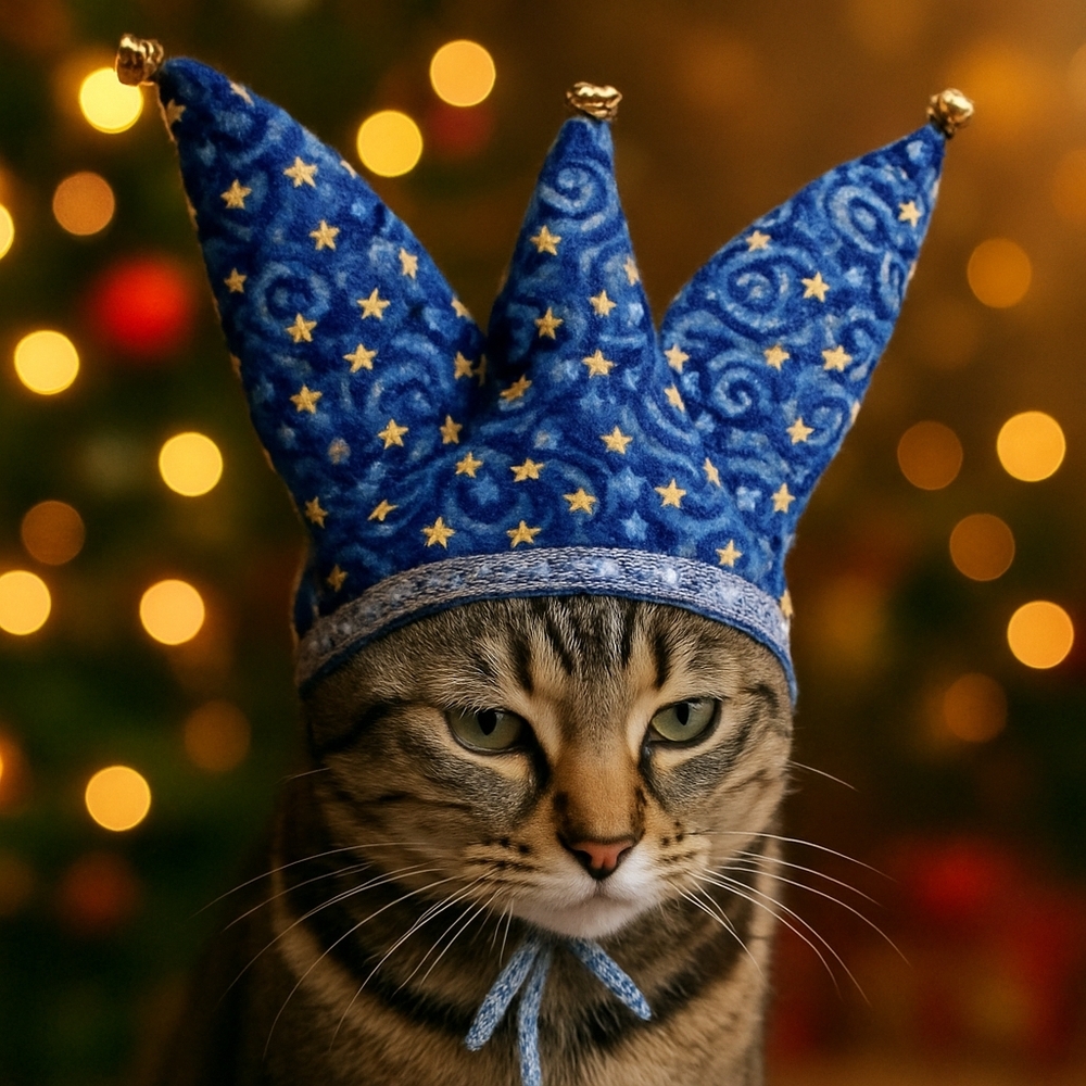 Hand Crafted Pet Witch Hat Funny Halloween Costume Cats Dogs Handmade Festive XL
